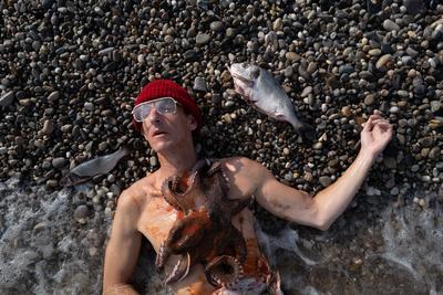 Jacques Cousteau Tribute during UNOC in Nice-stock-foto