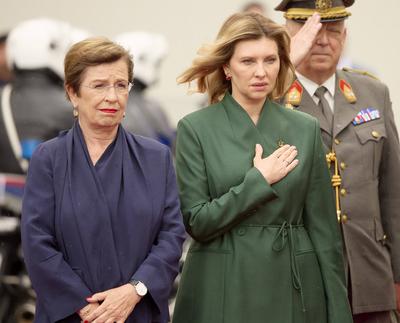 Staatsbesuch Ukrainischer Pr?sident Selenskyj Wien-stock-photo