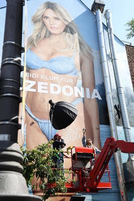 Heidi Klum Fototermin in Koeln-stock-photo