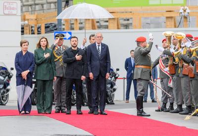 20250616 Besuch Praesident Selenskyj in Oesterreich-stock-foto