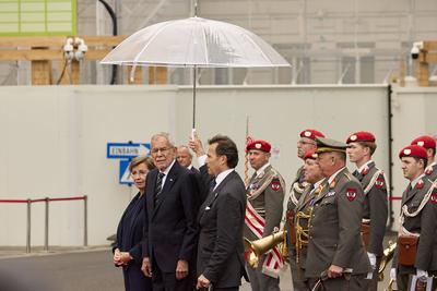 Staatsbesuch Ukrainischer Pr?sident Selenskyj Wien-stock-photo