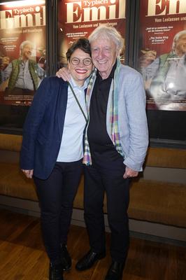 Emil Steinberger mit Ehefrau Niccel Steinberger-stock-foto