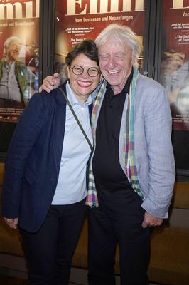 Emil Steinberger mit Ehefrau Niccel Steinberger-stock-foto