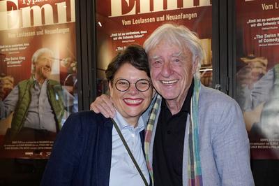 Emil Steinberger mit Ehefrau Niccel Steinberger-stock-foto