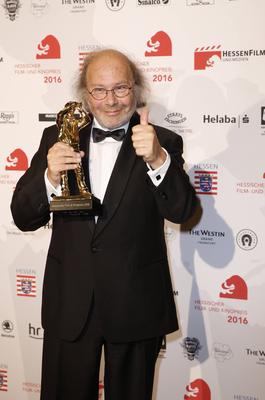 Preistr?ger in der Kategorie bester Drehbuchautor Michel Bergmann / Hessischer Film- und Kinopreis 2016 am 21. Oktober 2-stock-foto