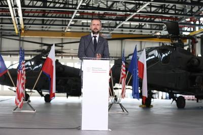 Acceptance of AH-64D APACHE helicopters into the equipment of the Polish Armed Forces under a leasing agreement-stock-foto