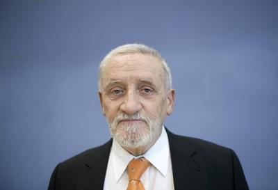 Hubert Weinzierl, DNR DEU, Deutschland, Berlin, 23.09.2009 Hubert Weinzierl, Praesident Deutscher Naturschutzring DNR.-stock-foto