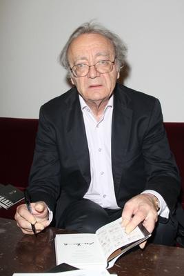 Pianist & Autor Alfred Brendel, Lesung Harbour Front Hamburg, Laeiszhalle, 14.09.2012 *** Pianist Author Alfred Brendel,-stock-foto