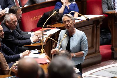 Session of Questions to the government at the French National Assembly-stock-foto