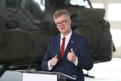Acceptance of AH-64D APACHE helicopters into the equipment of the Polish Armed Forces under a leasing agreement-stock-foto