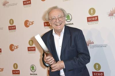 Alfred Brendel bei der Verleihung des Echo Klassik 2016 im Konzerthaus. Berlin, 09.10.2016 Foto:xFredericx/xFuturexImag-stock-foto