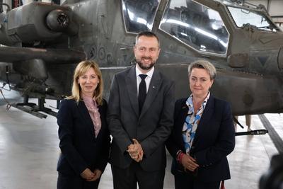 Acceptance of AH-64D APACHE helicopters into the equipment of the Polish Armed Forces under a leasing agreement-stock-foto