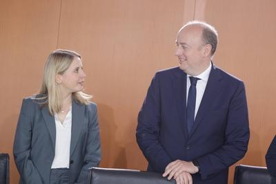 Verena Hubertz, Bundesministerin f?r Wohnen, Stadtentwicklung und Bauwesen , Deutschland, Berlin, Bundeskanzleramt, Das-stock-foto