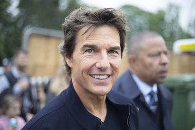 Entertainment Bilder des Tages . 15/05/2022. Windsor , United Kingdom. Tom Cruise arriving for the Platinum Jubilee Cel-stock-photo