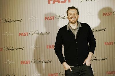 Jason Segel - Photocall f?r FAST VERHEIRATET (Original Titel: The Five-Year Engagement) in Hamburg-stock-foto