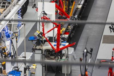 Diamant Fahrradwerke GmbH Als ältester noch aktiver Fahrradhersteller Deutschlands ist die Diamant Fahrradwerke GmbH ein-stock-photo