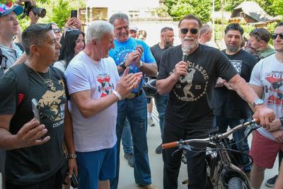 Arnold Schwarzenegger besucht Heimatgemeinde in der Steiermark, ?sterreich, Europa, Arnold Schwarzenegger, Hollywood-Sta-stock-foto