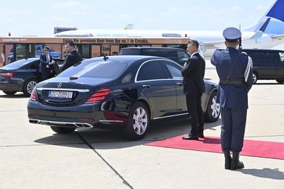 Croatia, Zagreb, 180625. Airport dr. Franjo Tudjman. Prime Minister of the Republic of India Narendra Modi arrived on an-stock-foto