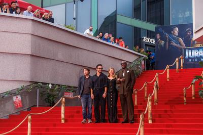 Deutschlandpremiere - Jurassic World: Die Wiedergeburt-stock-photo