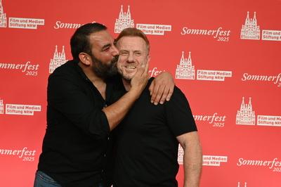 Sahin Eryilmaz, Kasem Hoxha-stock-foto