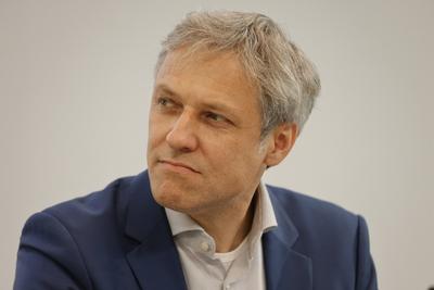 Samo Darian, Programmleitung Aller.Land, Deutschland, Berlin, Bundeskanzleramt, Pressekonferenz: Aller.Land: Bekanntgabe-stock-foto