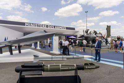 View of International Paris Air Show (SIAE).-stock-foto