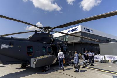 View of International Paris Air Show (SIAE).-stock-foto