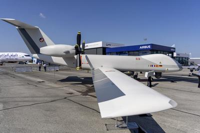 View of International Paris Air Show (SIAE).-stock-foto