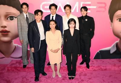 Netflix's Squid Game Season 3 Premiere-stock-foto