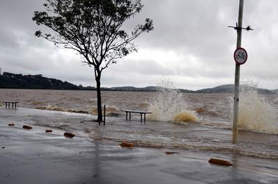 Rain causes problems again in the metropolitan region of Porto Alegre, in Rio Grande do Sul-stock-photo
