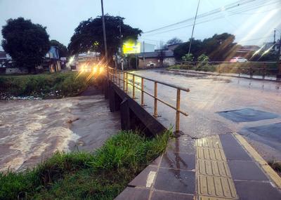 Rain causes problems again in the metropolitan region of Porto Alegre, in Rio Grande do Sul-stock-photo