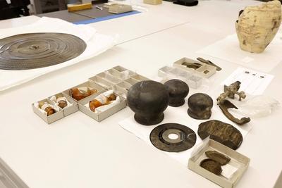 19.06.2025, Haus der Archaeologie Berlin am Petriplatz, Haus Petri Berlin, an der Gertraudenstrasse er?ffnet, gezeigt we-stock-photo