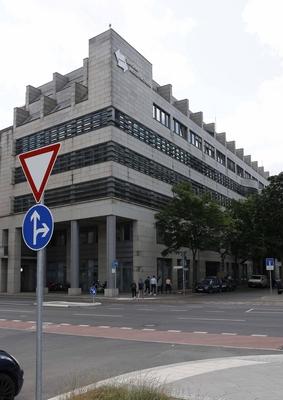 19.06.2025, Berliner Wasserbetriebe, BWB, Jahrespressekonferenz zu den Unternehmensdaten 2024, Haus von aussen, Berlin D-stock-foto