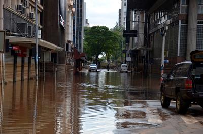 Rain causes problems again in the metropolitan region of Porto Alegre, in Rio Grande do Sul-stock-foto