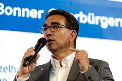 Bonner OB Kandidaten zur Kommunalwahl 2025 - 18.06.2025-stock-foto