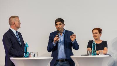 Bonner OB Kandidaten zur Kommunalwahl 2025 - 18.06.2025-stock-foto