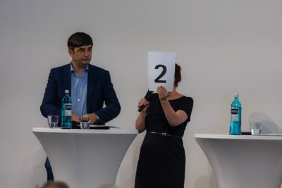 Bonner OB Kandidaten zur Kommunalwahl 2025 - 18.06.2025-stock-foto