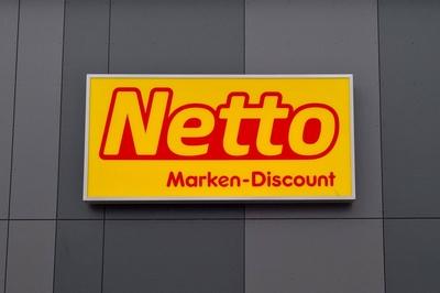Netto Marken-Discount, Discounter - Logo. Die Firma Netto Marken-Discount Stiftung und Co KG mit Hauptsitz im bayerische-stock-foto