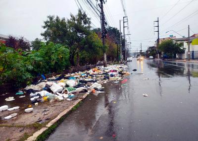 Rain causes problems again in the metropolitan region of Porto Alegre, in Rio Grande do Sul-stock-foto
