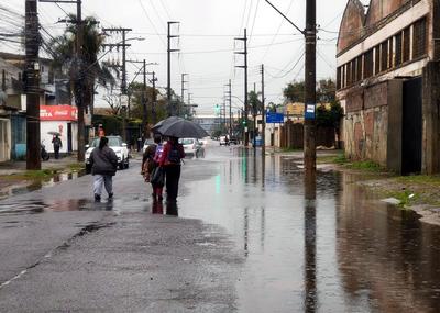 Rain causes problems again in the metropolitan region of Porto Alegre, in Rio Grande do Sul-stock-foto