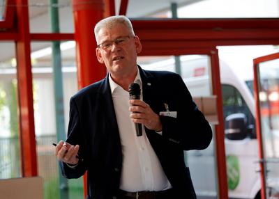 Helmut Kleebank (MdB). Deutschland, Berlin, SPD Spandau und Forum Sozialer Klimaschutz der SPD Berlin laden ein: Spandau-stock-foto