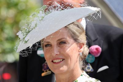 Royal Ascot, Portrait of HRH Sophie, Countess of Wessex-stock-photo