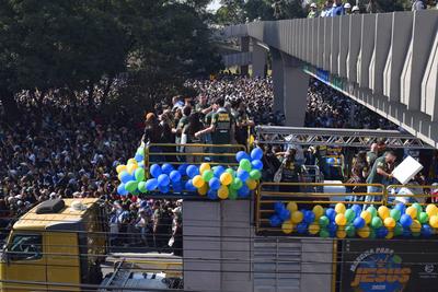 Marcha para Jesus em S?o Paulo-stock-foto