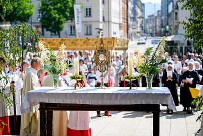 Domplatz Linz, Neuer Dom, Mariendom-stock-foto