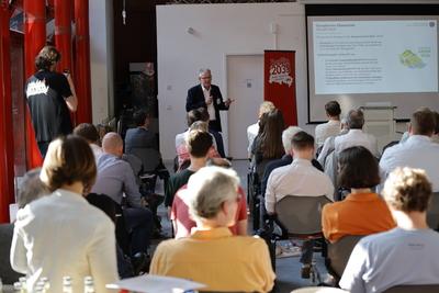 Helmut Kleebank (MdB). Deutschland, Berlin, SPD Spandau und Forum Sozialer Klimaschutz der SPD Berlin laden ein: Spandau-stock-foto