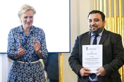 Princes Astrid Attends The Queen Elisabeth Medical Foundation's Academic Session-stock-foto