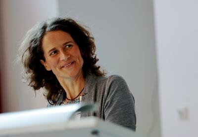 Dr. Cornelia Auer (Berliner Klimaschutzrat) , Deutschland, Berlin, SPD Spandau und Forum Sozialer Klimaschutz der SPD Be-stock-foto