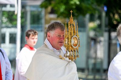 Domplatz Linz, Neuer Dom, Mariendom-stock-foto