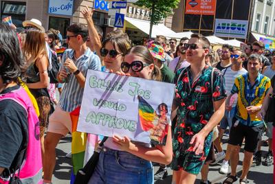 linz, austria, 21 juni 2025, LGBTQ parade linzpride *** linz, ?sterreich, 21 juni 2025, LGBTQ-Parade linzpride Copyright-stock-photo