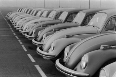 Volkswagen im Werk Wolfsburg-stock-foto